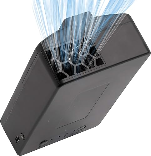 COOL HUMAN enfriador de cuerpo portátil, ventilador de clip de cintura recargable portátil