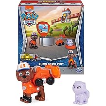 Big Truck Pups Zuma Action Figure with Clip-on Rescue Drone, Command Center Pod and Animal Friend Kids Toys Ages 3 and up