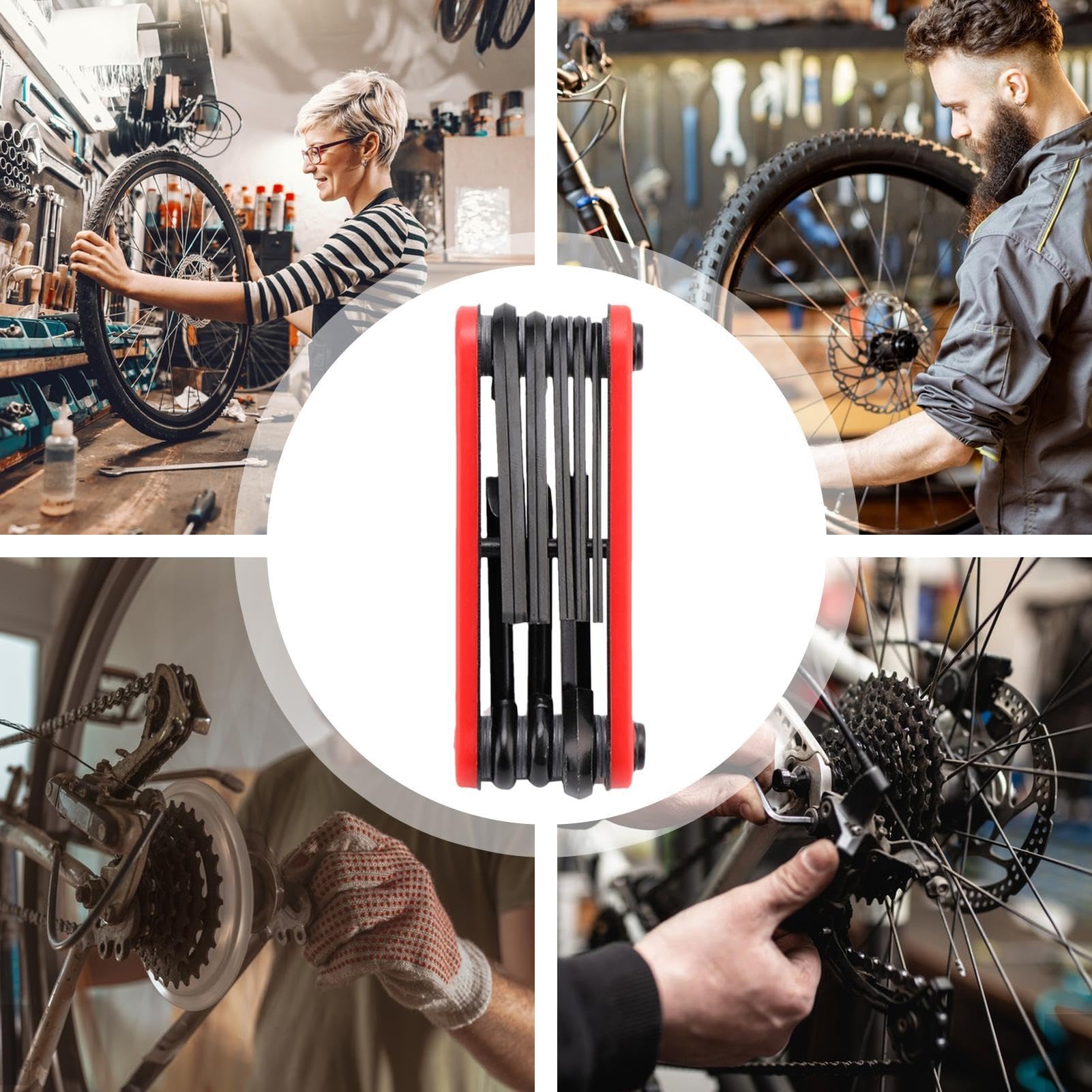 Amazon.co.jp: 7イン1 バイク 多機能バイク 自転車修理ツールキット