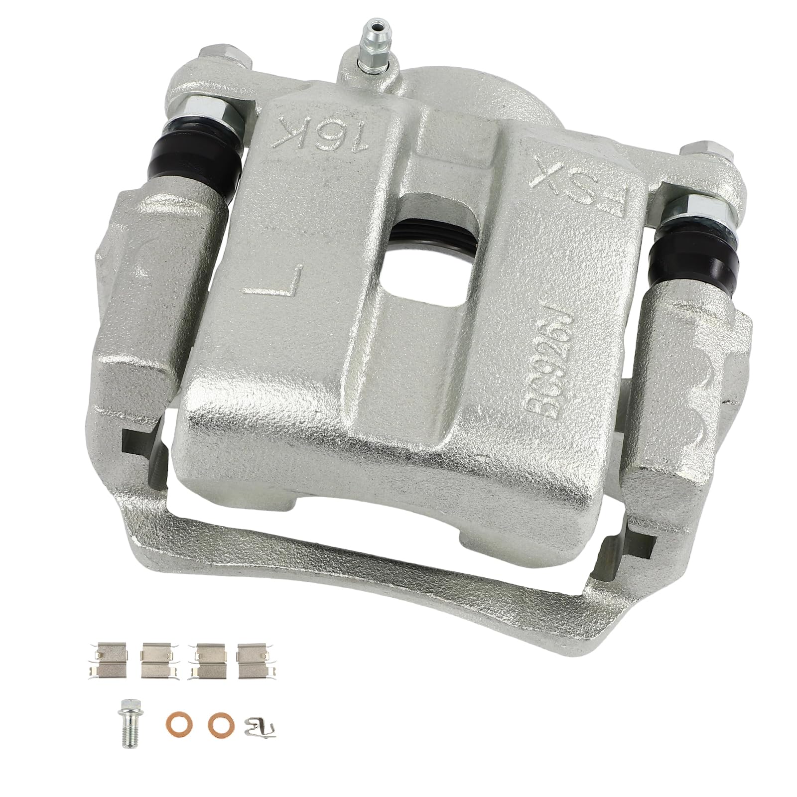 cciyu Front Left Disc Brake Caliper Assembly With Bracket 19B3317