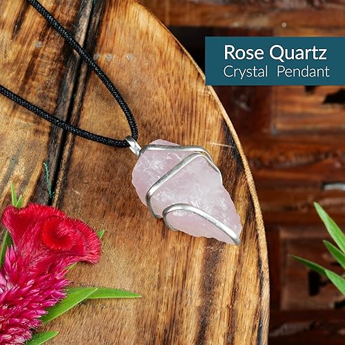 Miniatura 7 de PYOR Collar con colgante curativo de Reiki de cristal, gemas de buena suerte, prosperidad, riqueza, piedras preciosas naturales, collares de buena