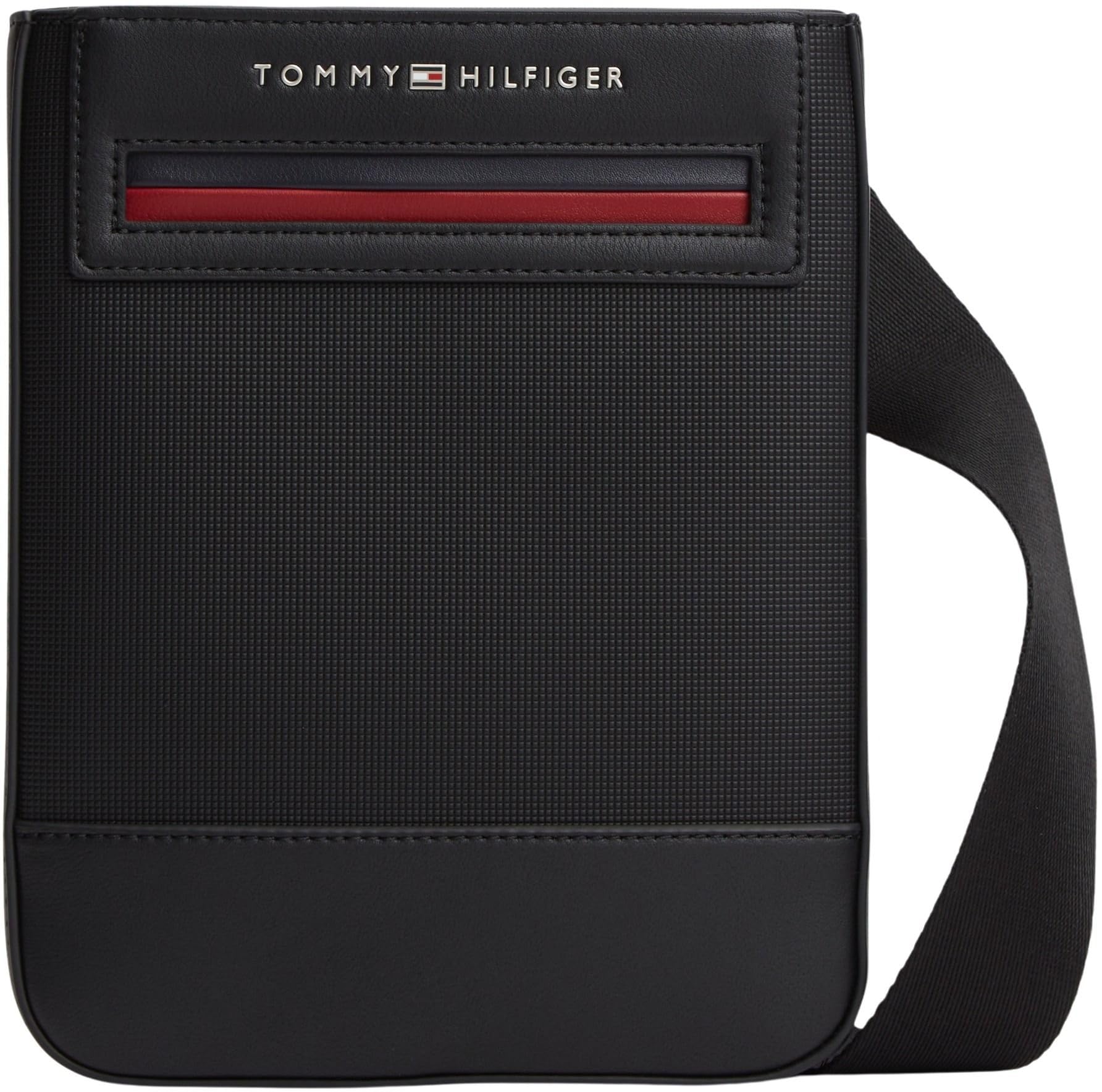 Tommy Hilfiger Men's Th Foundation Mini Crossover AM0AM14157 Crossover, BLACK (Black), One Size