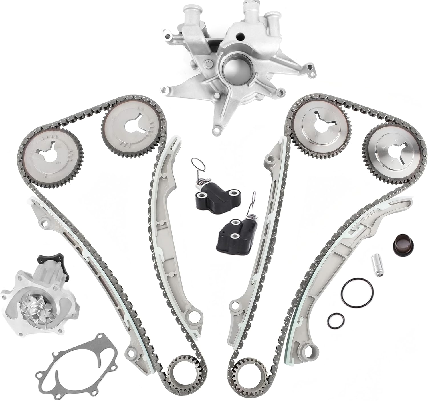 INGKAN VK56DE Timing Chain Kit with Water Pump and Oil Pump