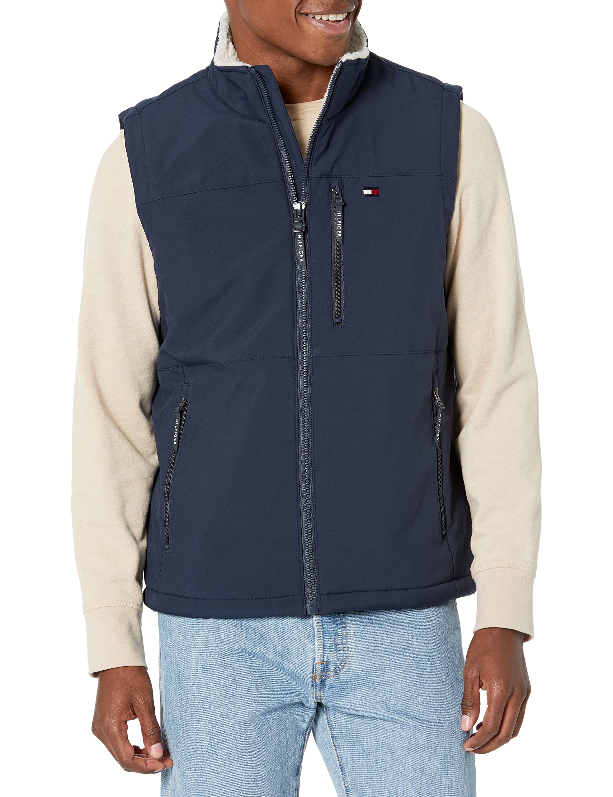 Tommy Hilfiger Men's Sherpa Lined Vest