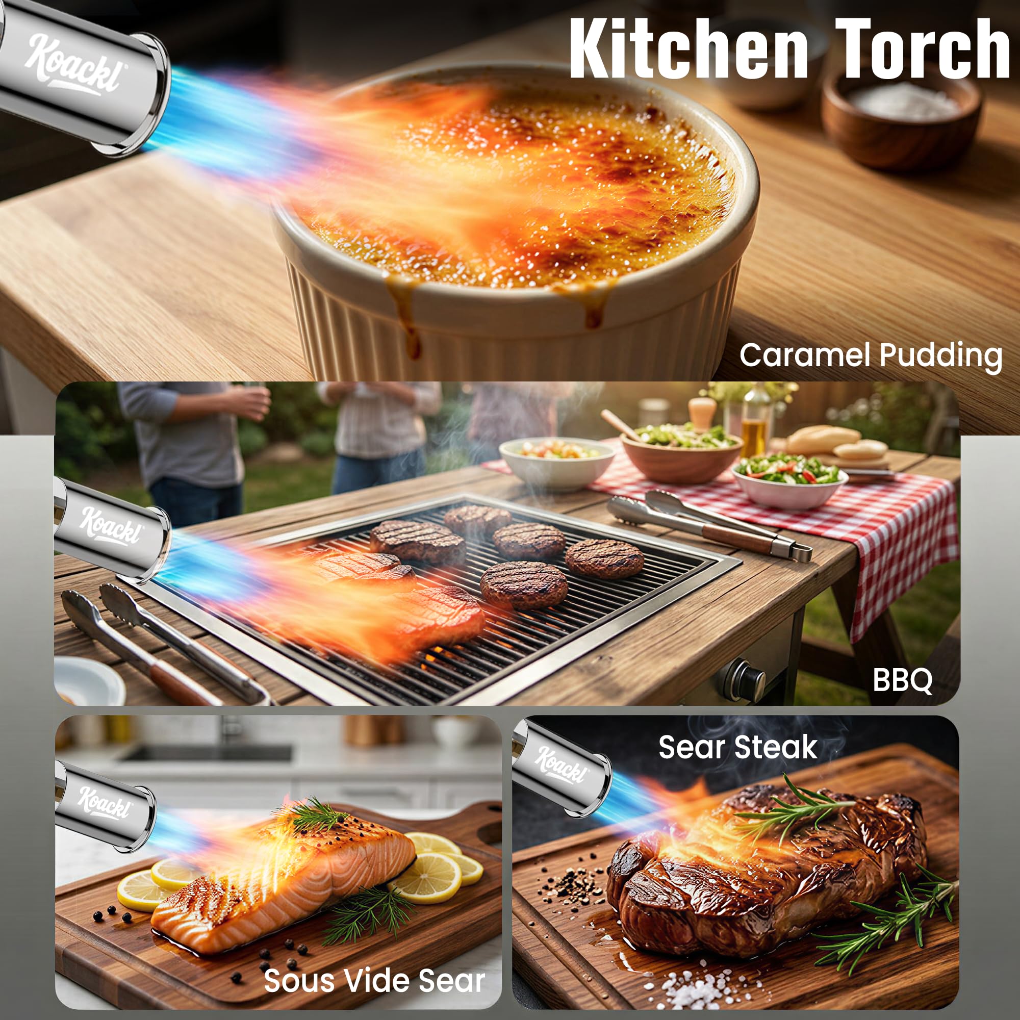 KOACKL Propane Torch Gun - High Heat BBQ -5