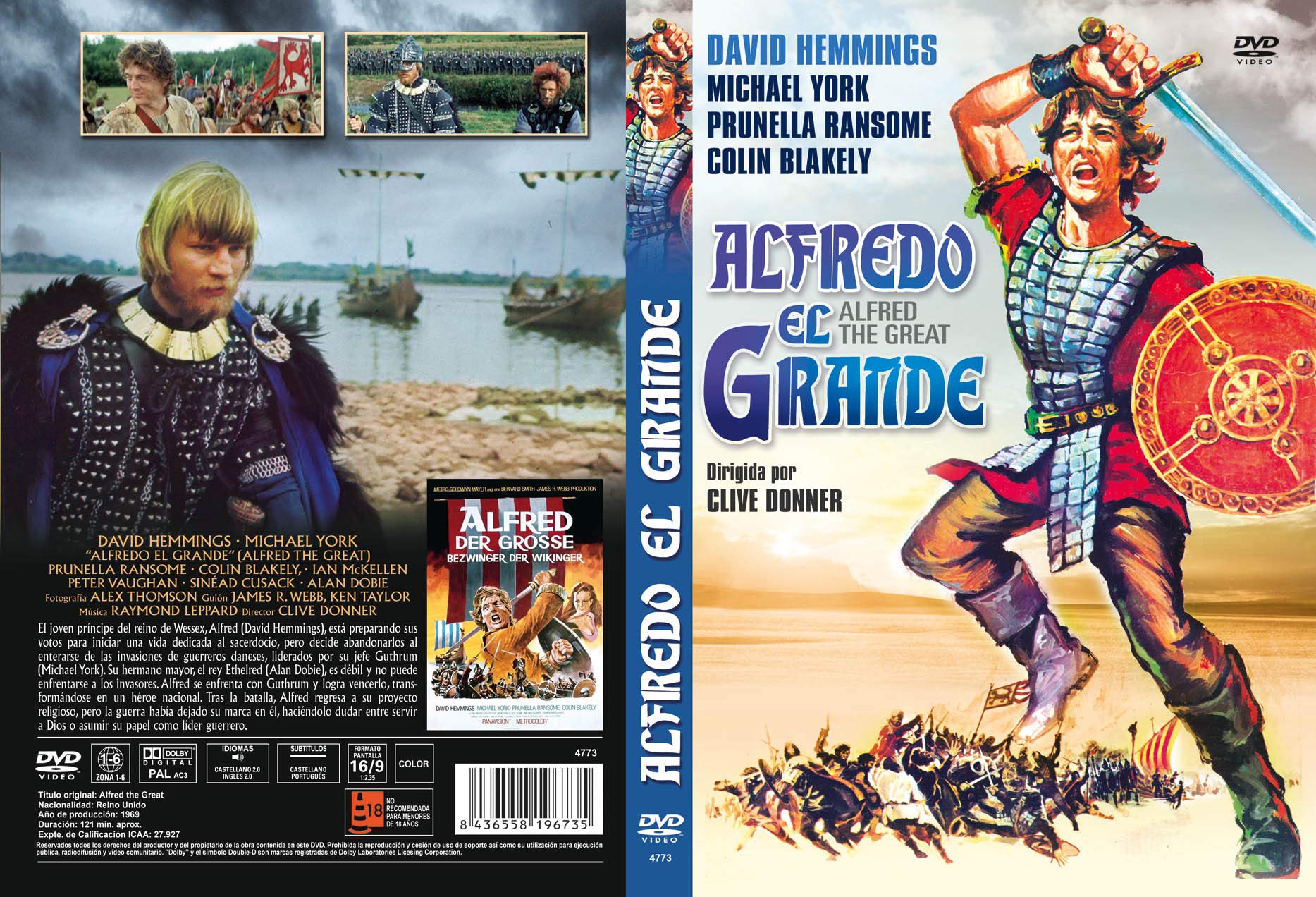 Alfred The Great - Alfredo el Grande : Amazon.com.br: DVD e Blu-ray