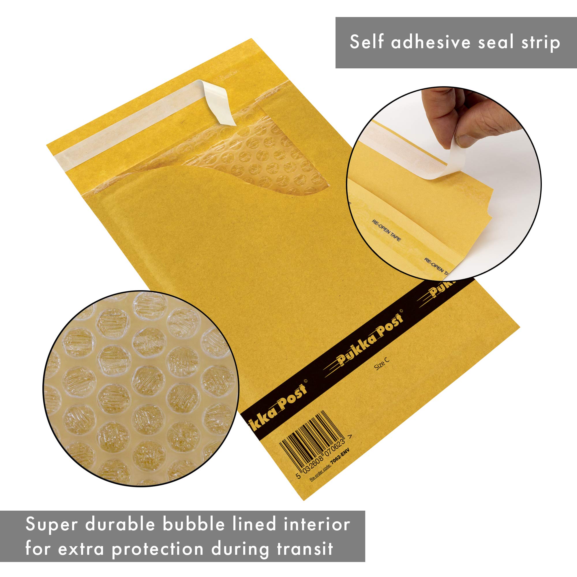 Small Protective Envelop Bubble Envelope 100 X Gold Bubble Lined Padded Envelopes – 220x260mm ...