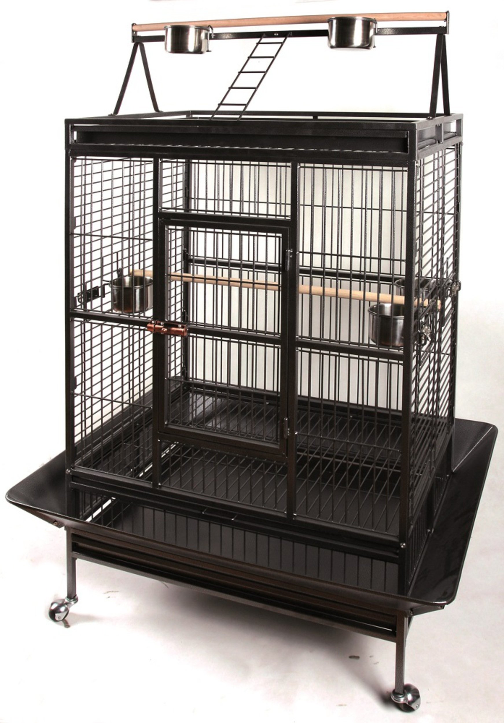 Tyrol Bigperroq Cage pour Oiseaux Argent 102x79x171 cm