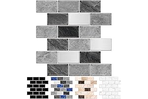 URCOLOR Peel and Stick Subway Tile Backsplash