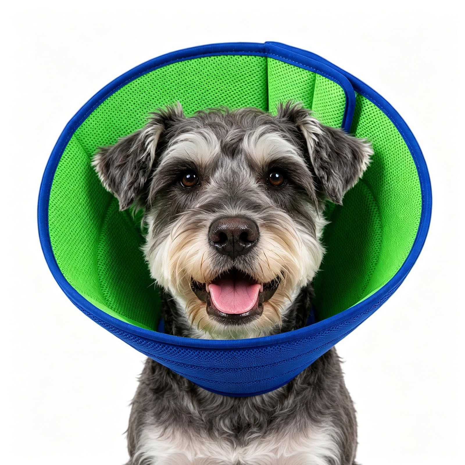 Photo 1 of Soft Dog Cone Collar After Surgery, Adjustable Pets Recovery Cone for Large/Medium/Small Dogs to Stop Licking, Comfortable Elizabethan Collar for Spay Neuter Recovery and Neck Protection (M)