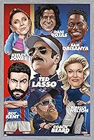 Vista 30 de Trends International Ted Lasso - Character Grid Wall Poster, 22.4L x 14.7W, Black Framed Version