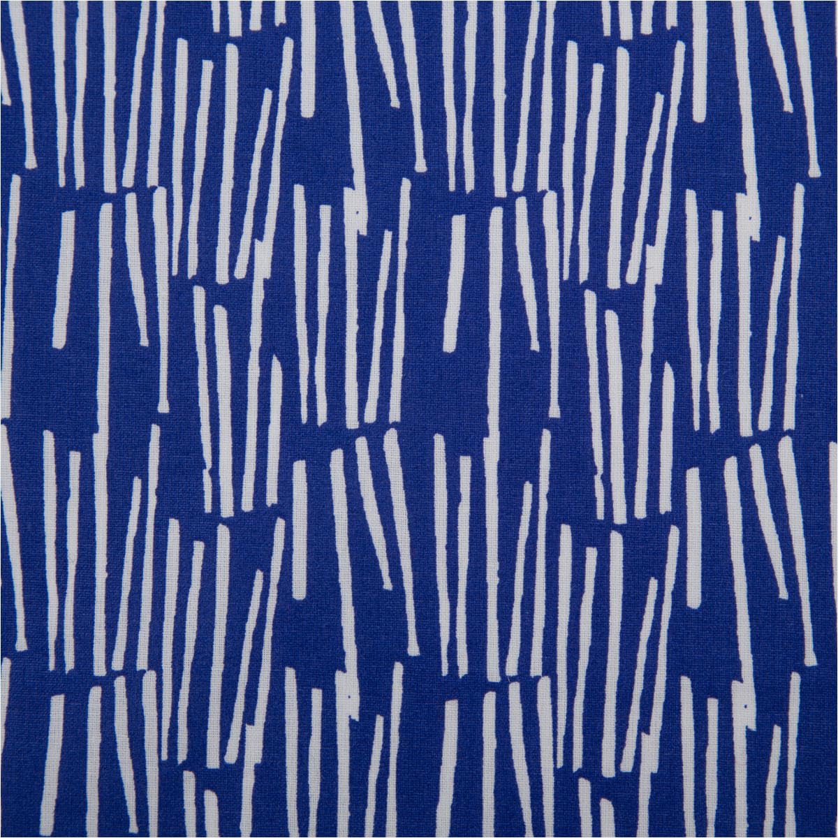 Cotton Fabric Lekker Strokes Blue White 1.47 m Width Sold by the Metre Ideal for Sewing & DIY (147 cm Width)