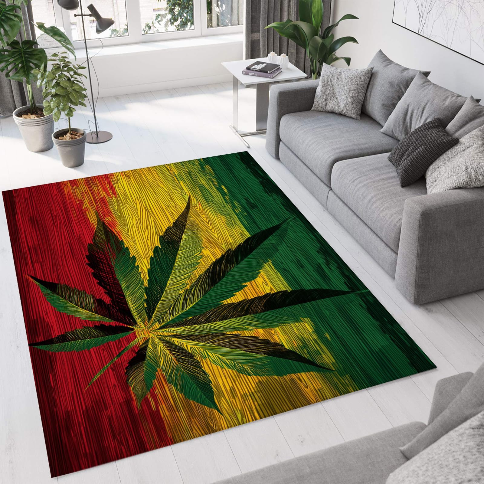 Tapis salon vert émeraude 150x210 moquette chambre antidérapant