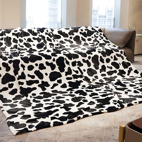 Miniatura 34 de Manta de forro polar azul para niñas de 50 x 60 pulgadas, suave, ligera, mullida para dormitorio, sofá, regalos de cumpleaños, manta decorativa cian