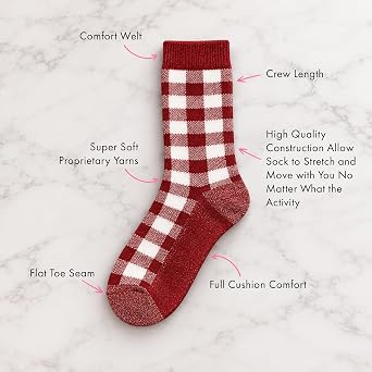 Cuddl Duds Ladies Super Soft Warm Comfortable Multipack Gift Lounge Socks
