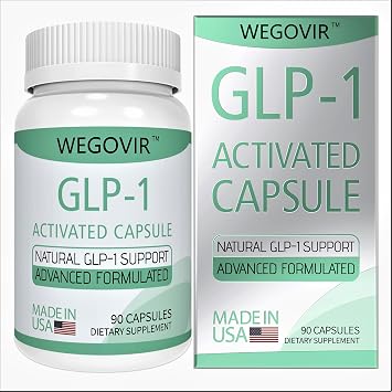 GLP-1 Supplement for Weight Loss & Appetite Control for Men and Women, Berberine & Green Coffee Extract, GLP-1 Boosting for Hunger & Metabolism Support, GLP-1 Levels & Overall Health - 90 Capsules