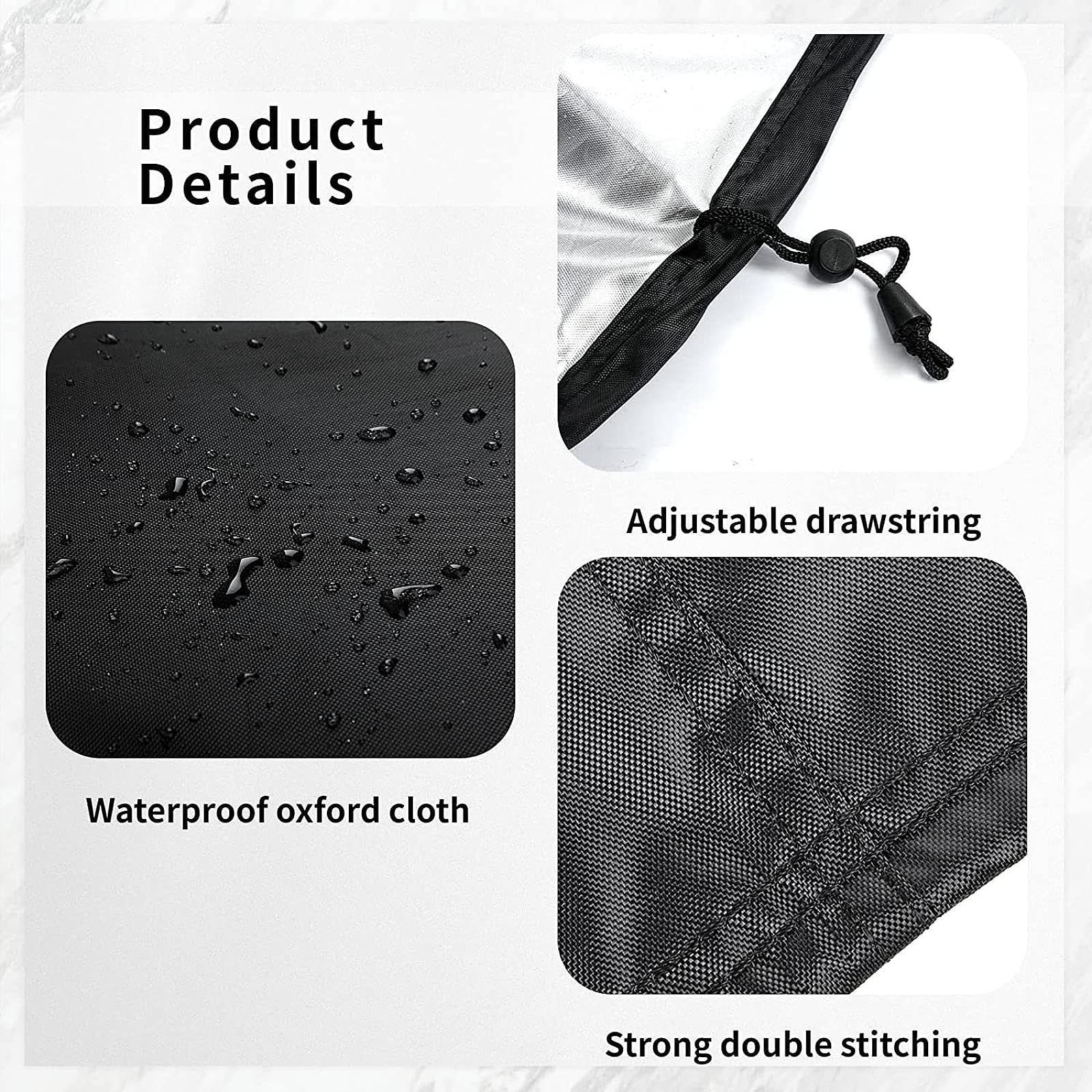 Perfeclan Housse de Protection pour vélo elliptique, Coupe-Vent, Anti-poussière, imperméable, Tissu Oxford, pour Machine de Fitness d'intérieur et