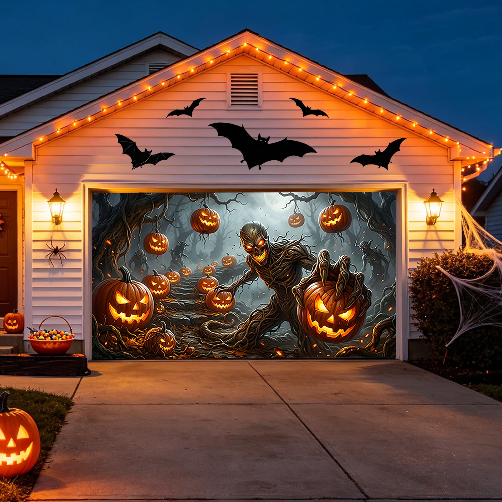 Wodoszczelny 3D Halloween horror dekoracyjny garaż na zewnątrz i