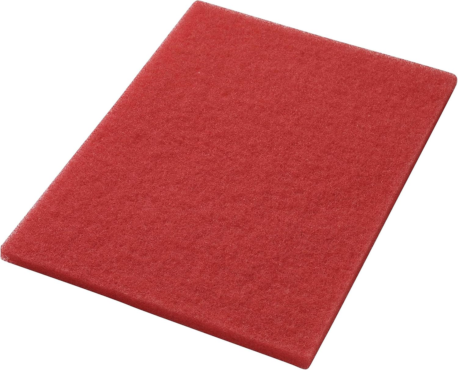 40441420 Red Buffing Floor Pad Rectangle (Three Pack of 5), 14 x 20