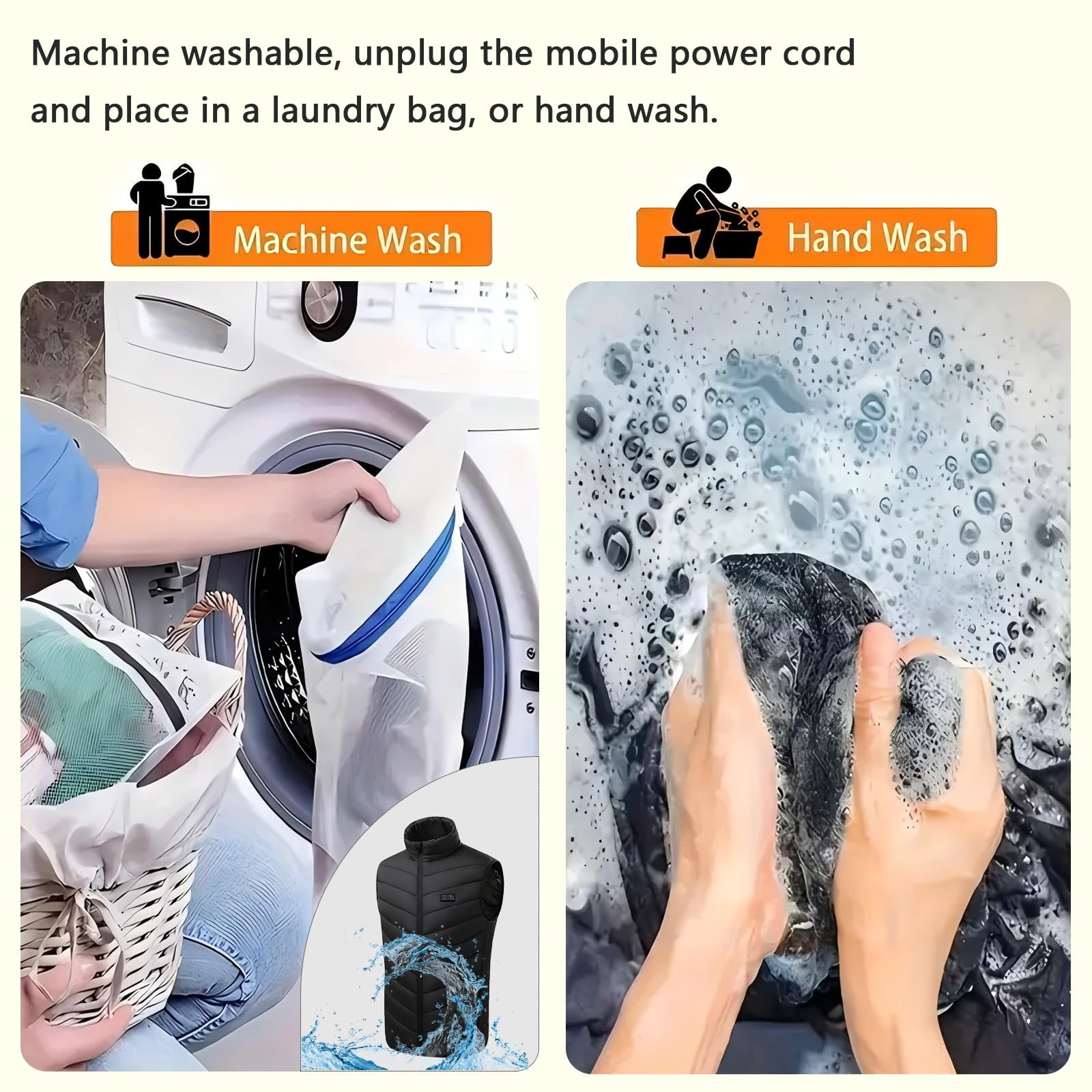 SNZ Chaleco Calefactable Con Batería, USB Chaqueta Calefactable, Invierno Cálido Chaleco Mujer Y Chaleco Hombre Para El Senderismo Al Aire Libre Caza Moto Camping Snowboard