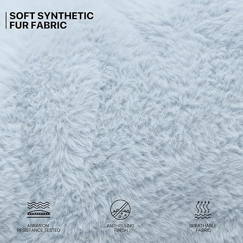 Miniatura 5 de MoNiBloom Silla cuadrada plegable de piel sintética para dormitorio, sala de estar, jardín, patio, marco de metal plegable, grande, cómoda,