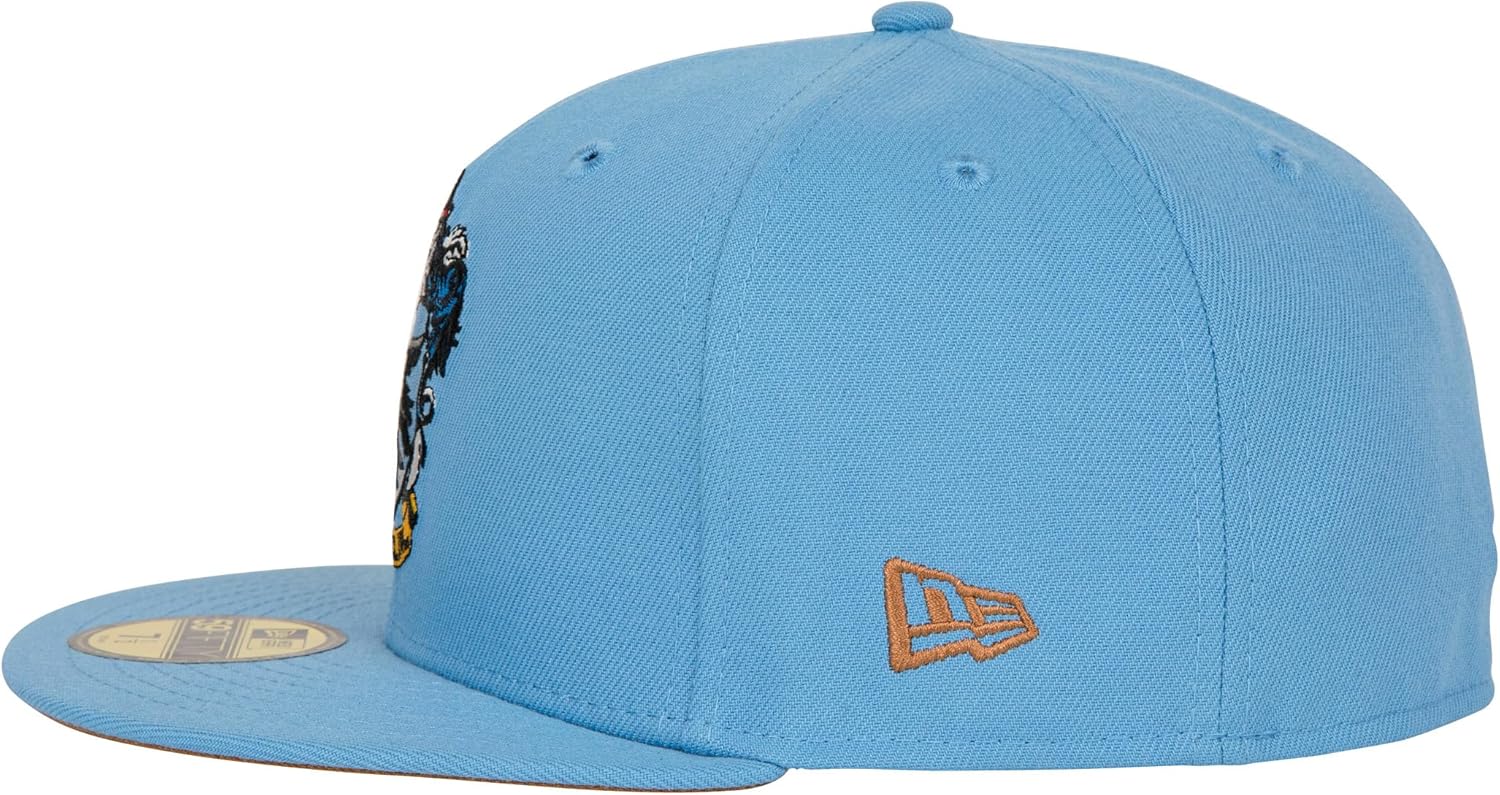 New Era Harry Potter Ravenclaw House Crest 59Fifty Fitted Hat (US, Numeric, 7 5/8, Blue)