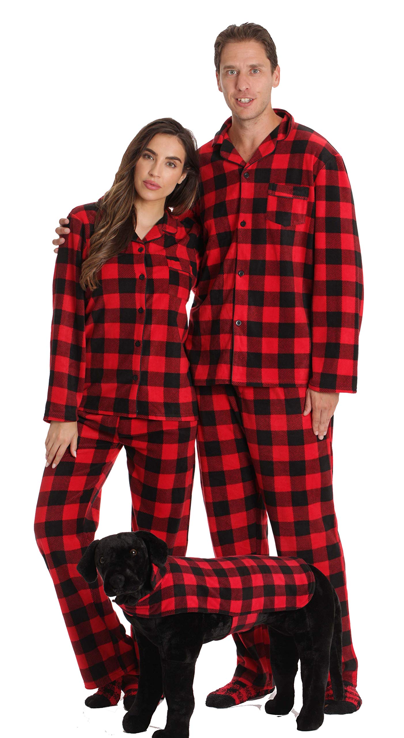 #followme Matching Flannel Pajamas for Couples
