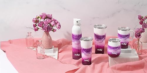 Miniatura 6 de Swig Life - Vaso térmico con tapa de acero inoxidable y con triple aislamiento, doble pared y sellado al vacío, apto para el lavavajillas, vaso