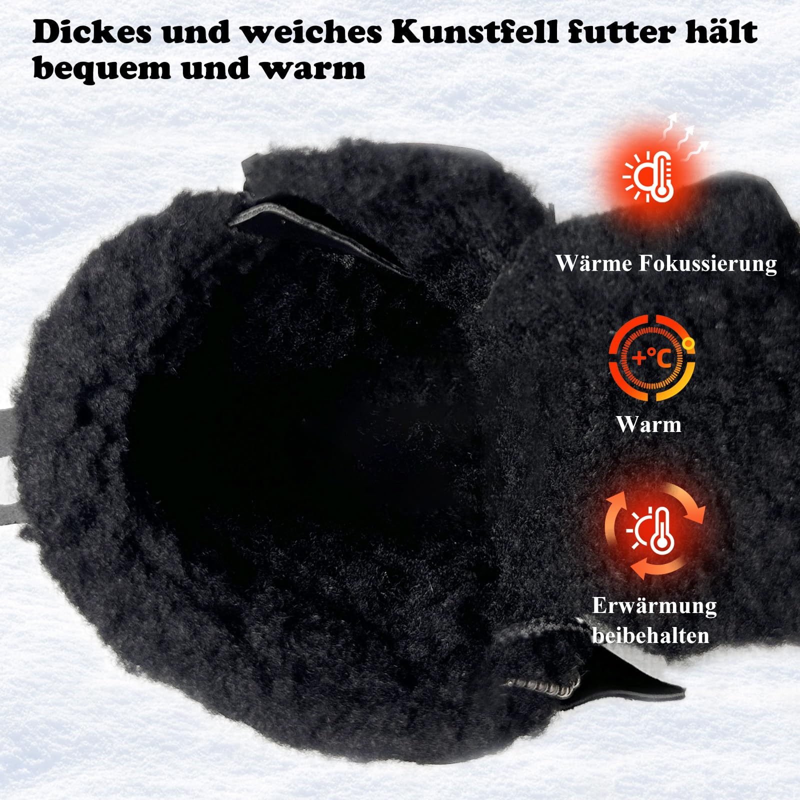 Chaussures de randonnée pour enfant - Chaussures d'hiver - Bottes de neige chaudes pour fille - Chaussures de trekking - Antidérapantes