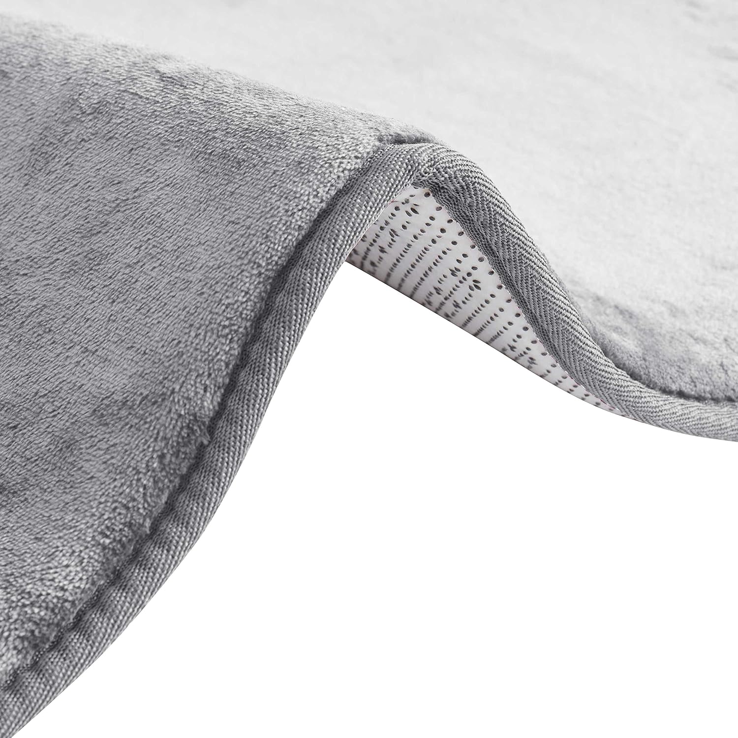 Sweet Home Collection Bathroom Rugs Memory Foam Bath or Shower Mat Slip Resistant Extra Absorbent Soft Fluffy Non Skid Rectangle, 24" X 60", Gray