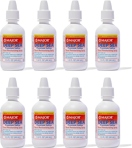 Miniatura 7 de Deep Sea Saline Nasal Spray Genérico para Ocean Nasal Hidratante Spray 15 oz por botella Paquete de 12 botellas