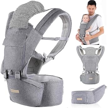 Baby Carrier Newborn from Birth 9-in-1 Baby Carrier Ergonomic Child Carrier with M-Seat Adjustable Belt Breathable Perfect Baby Carrier for Travel Walks Suitable for 3-36 Months