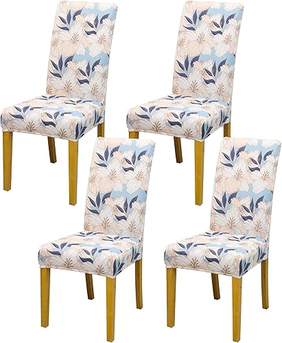 Miniatura 103 de Fundas para sillas de comedor, juego de 2 fundas para sillas de comedor o cocina, lavables, protectoras, para sillas Parsons, para el hogar