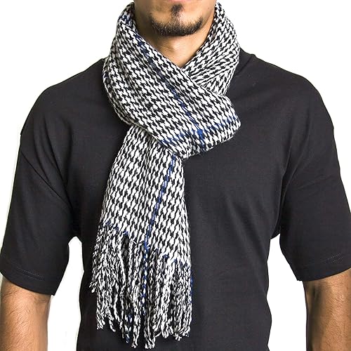 Miniatura 121 de Alpine Swiss Bufanda a cuadros para hombre, ultra suave, chal de invierno, cálido, ligero, para clima frío