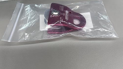 Miniatura 9 de NewDoar Micro Mobile Single Polea, 20kN (4500 lb) Max Rope 12 in para aparejos arboristas escalada rescate, certificado CE