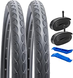 YUNSCM 2-PCS 26" Road Bike Tires 26x2.0/50-559 Compatible with 26 x 2.0 26x2.10 26x2.125 Bike Bicycle Tires (Y-821)
