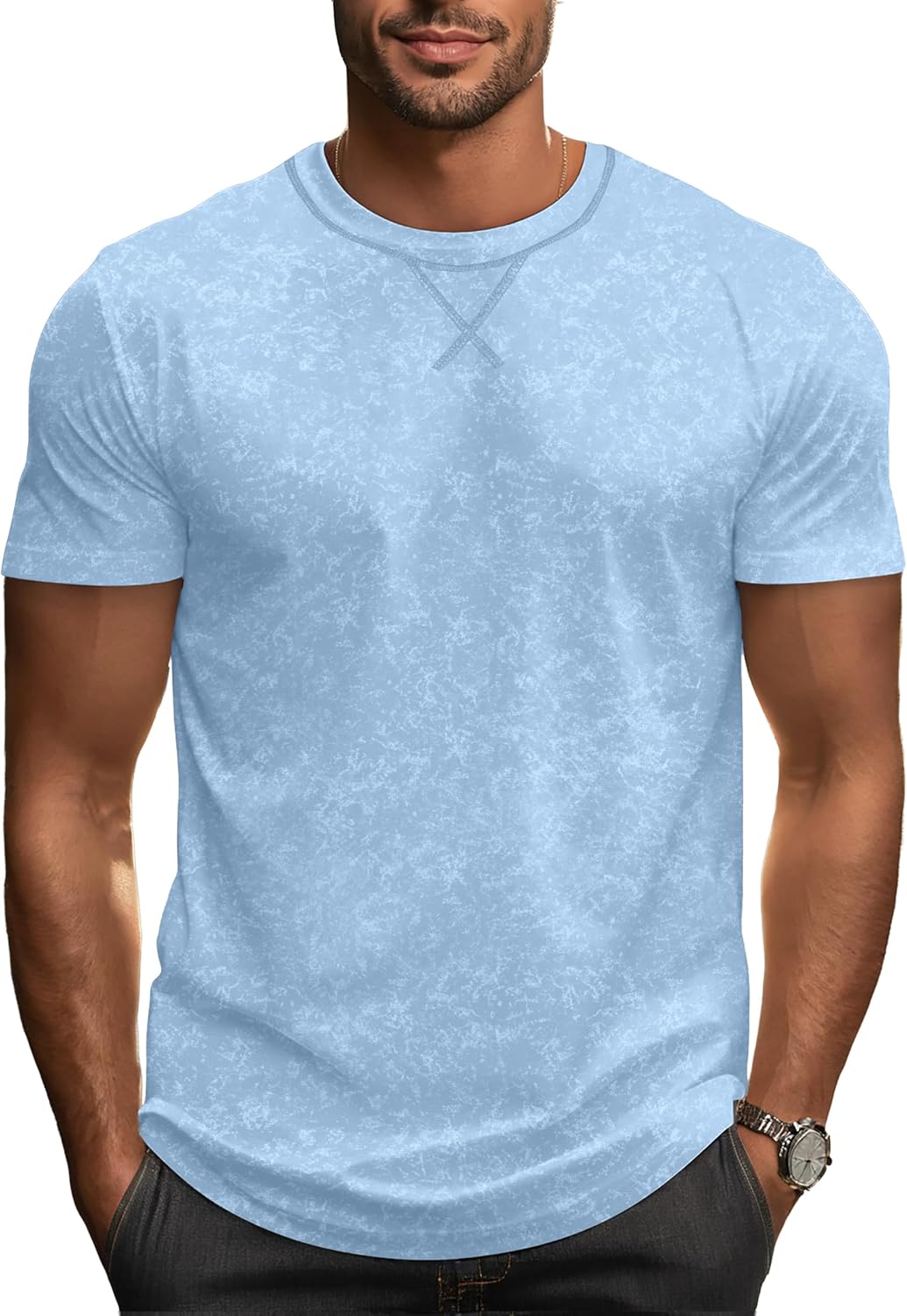Sailwind Men's Cotton T-Shirts Short Sleeve Casual Summer Shirts Lightweight Tees