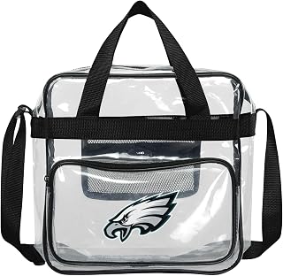 FOCO NFL Team Logo Clear See Through Stadium High End Messenger Bag