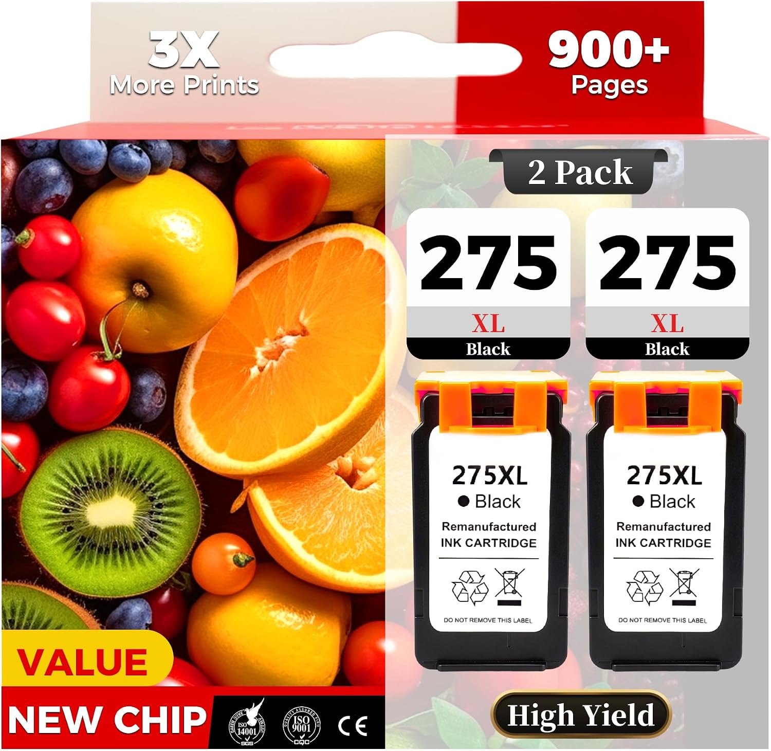 275XL Black Ink Cartridge Replacement for Canon PG-275XL PG-