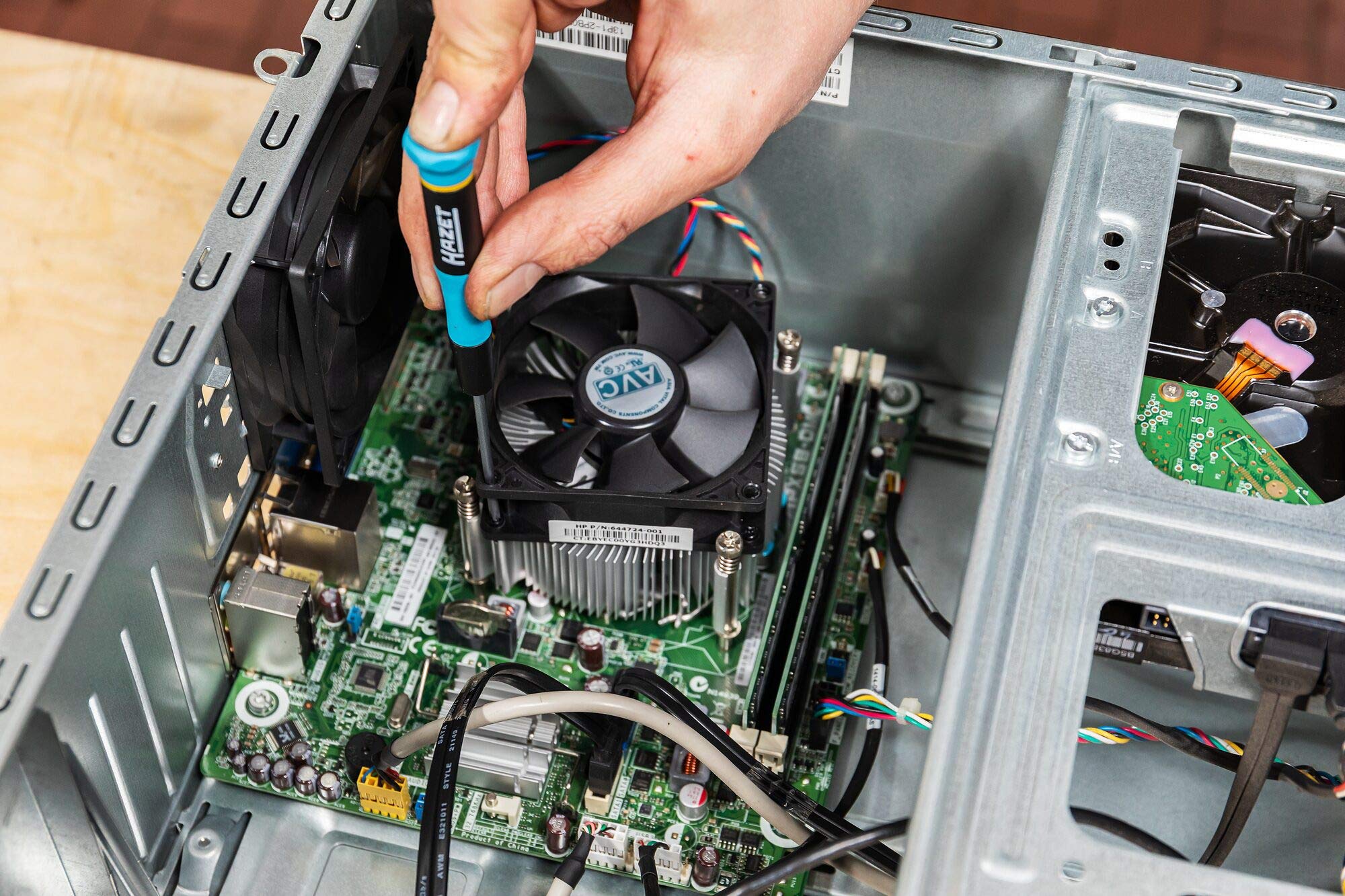 HAZET Juego de destornilladores electrónicos 805/7 I Precisión perfecta para perfiles Phillips y ranurados
