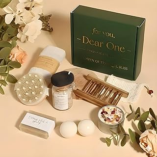 Spa Gifts for Women, Gift Basket for Women – Luxury 10 Piece Bath & Body Self Care Set, Relaxing Home Spa Kit, Birthday Gift for Women, Mother's Day, Self care gift set