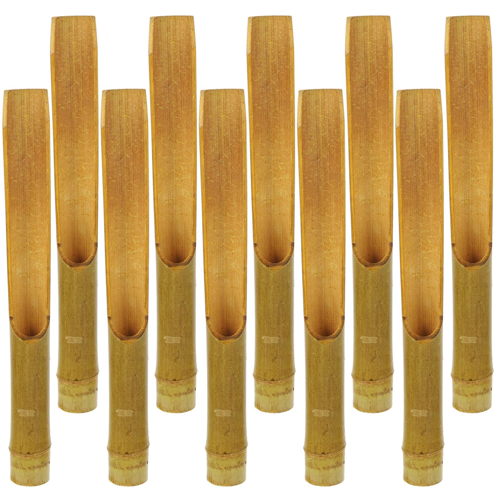 Tubes en bambou pour carillon DIY : kit de 10 tiges robustes pour carillons éoliens de jardin