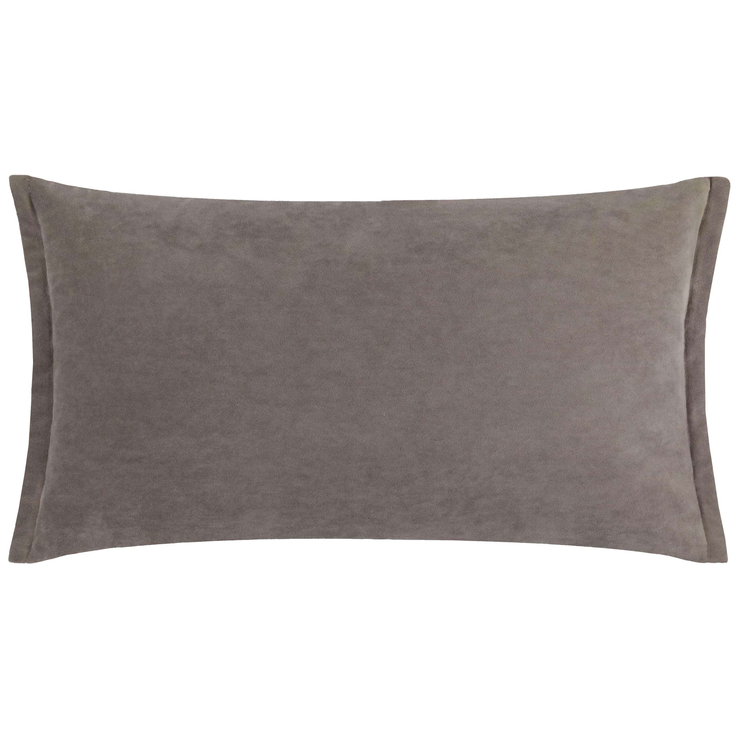 Yard Merton Velvet Feather Filled Cushion - Taupe - 30x50cm