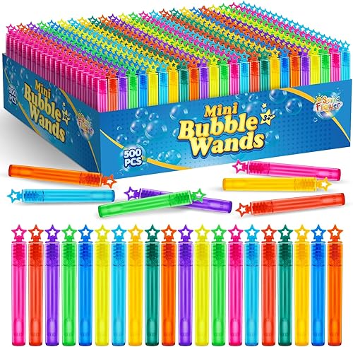Miniatura 9 de 300 piezas de mini varitas de burbujas, juguetes surtidos de recuerdos de fiesta de burbujas para niños, cumpleaños temático, Halloween, bolsas de