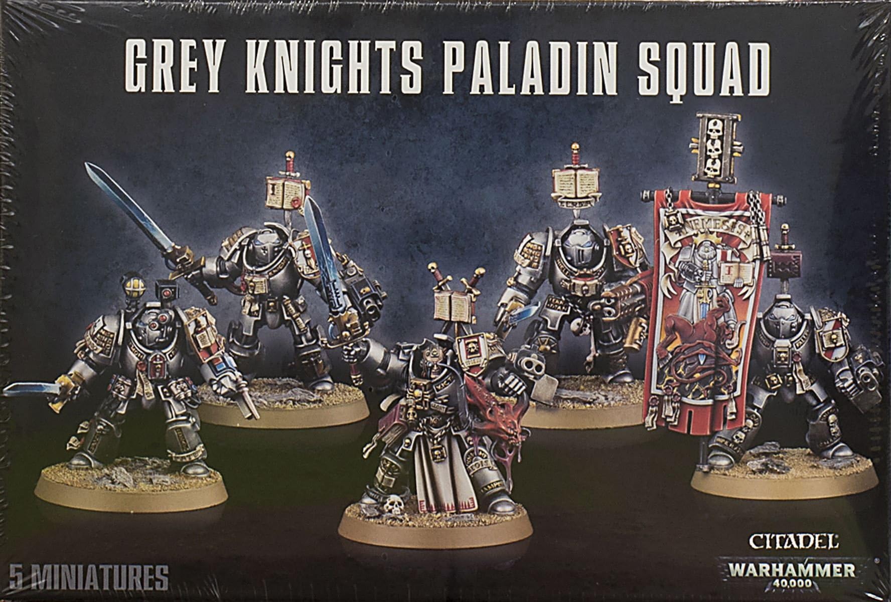 99120107014" Grey Knights Paladin Squad Plastic Kit for 12 years to 99 years