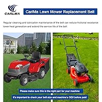 Vista 4 de Cinturón de cubierta de 48 pulgadas para John Deere GX21833 para John Deere GX20571 L120 L130 D140 D150 D155 D160 E140 E150 E160 E170 LA130 LA140