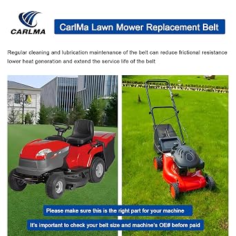 Lawn Mower 041-1560-00 Deck Belt for Bad Boy 54 Inch ZT Elite Maverick HD MZ Magnum CZT 54 Inch Decks 041156000, for John Deere 717A and 727A ZTrak with 54 Deck TCU18603 (5/8 x 155.6)