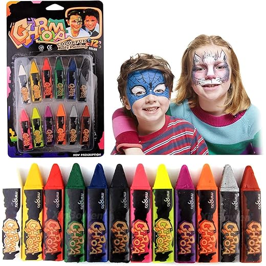 ART RANGER Face and Body Paint Crayons Pack of 12