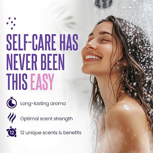 Miniatura 18 de Cleverfy - Vaporizadores de aromaterapia para la ducha, paquete variado de 6 bombas de baño para la ducha con aceites esenciales Vaporizador