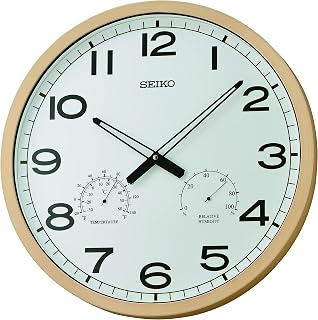 Seiko Wanduhr Kunststoff beige QXA797B
